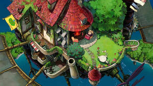 Studio Ghibli Howl's Moving Castle Wallpaper