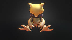 Stunning 3d Illustration Showcasing Powerful Abra Wallpaper