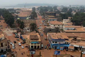 Stunning Aerial View Of Central African Republic Wallpaper