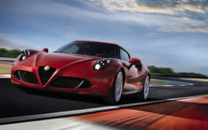 Stunning Alfa Romeo 4c Sports Car Wallpaper