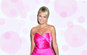 Stunning And Talented Kristin Chenoweth In High-resolution Wallpaper Wallpaper