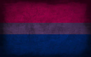 Stunning Blend Of Colors In The Bisexual Pride Flag Artwork Wallpaper