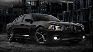 Stunning Dodge Charger In Action Wallpaper