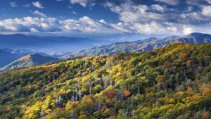 Stunning Image Of The Great Smoky Mountains Wallpaper