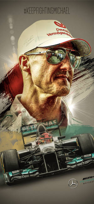 Stunning Michael Schumacher Phone Wallpaper