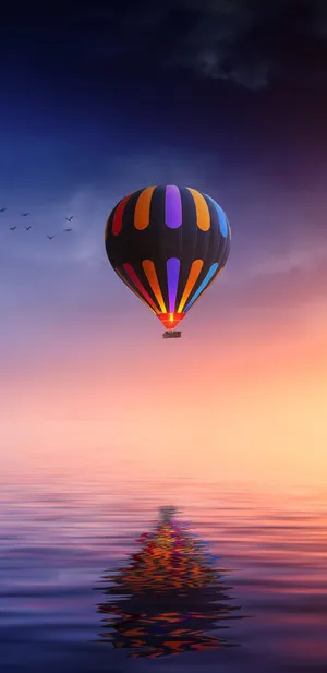 Stunning Mountain View On A Pixel 3 Xl Screen Wallpaper