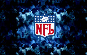 Stunning Nfl Logo In Blue Wallpaper