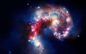 Stunning Quasar With Cosmic Energy Wallpaper