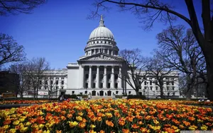 Stunning Wisconsin Fall Scenery Wallpaper
