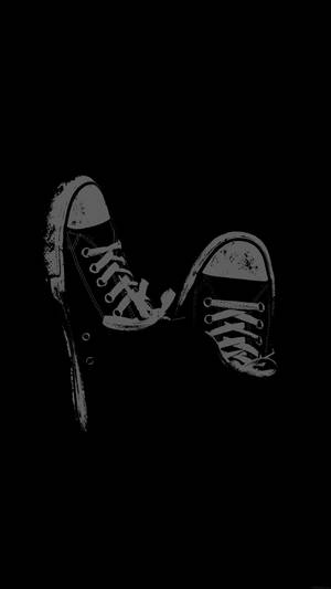 Stylish Art Of Converse Shoes Wallpaper