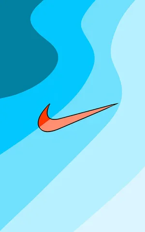 Stylish Blue Nike Wallpaper Wallpaper