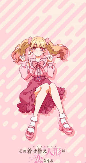 Stylish Gyaru Girl Posing In The City Wallpaper