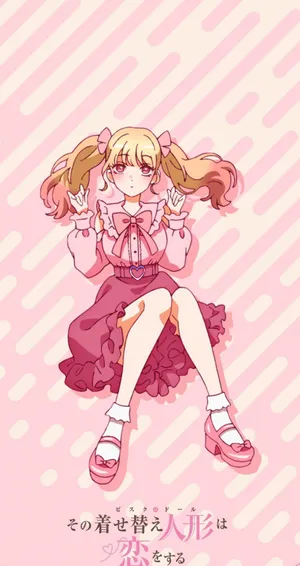 Stylish Gyaru Girl Posing In The City Wallpaper