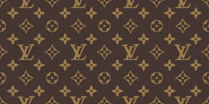 Stylish Louis Vuitton Pattern For Modern Statement Wallpaper