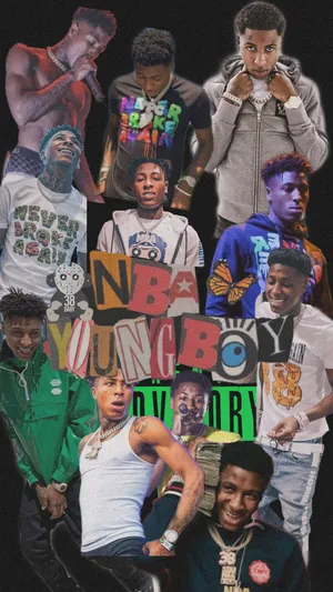 Stylish Nba Youngboy Logo Design Wallpaper