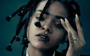 Stylist Rihanna Box Braids Wallpaper