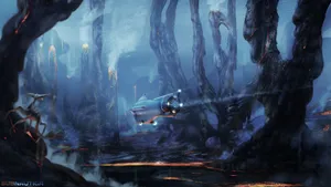 Subnautica Magma Forest Hd Wallpaper