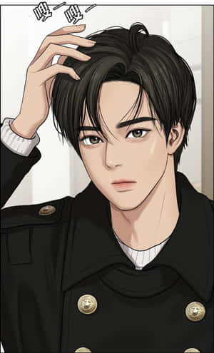 Suho Lee From True Beauty Handsome Boy Cartoon Wallpaper