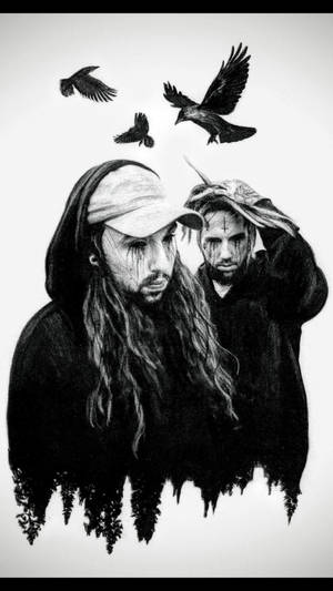 Suicideboys Pencil Art Wallpaper