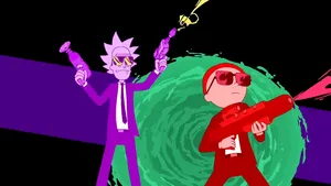 Suit And Tie Rick And Morty Pc 4k Wallpaper