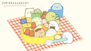 Sumikko Gurashi In Bento Box Wallpaper