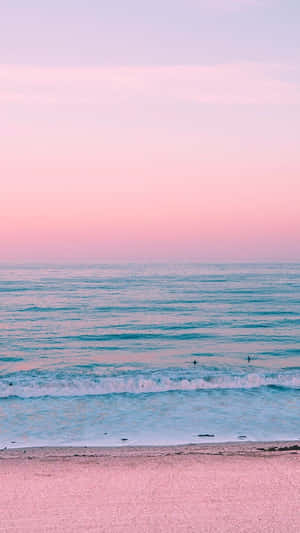 Summer Beach Iphone Sunset Sky Wallpaper
