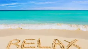 Summer Beach Relax Laptop Wallpaper