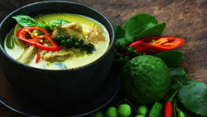 Sumptuous Green Thai Curry - Gaeng Khiao Wan Wallpaper