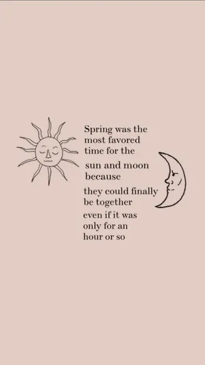 Sun And Moon Aesthetic Wallpaper Wallpaper