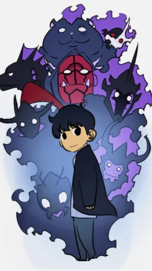 Sung Jinwoo And Goofy Shadows Wallpaper