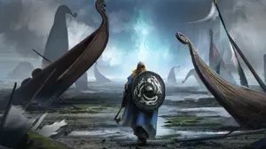 Sunken Viking Ships Wallpaper