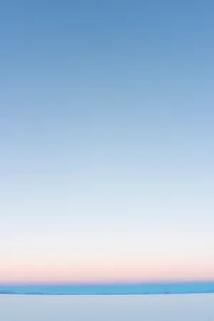 Sunny Blue Ombre Sky Wallpaper