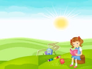 Sunny Reading Sessionon Hillside.jpg Wallpaper