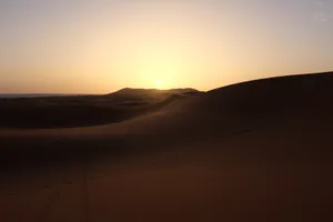 Sunrise At The Sahara Wallpaper