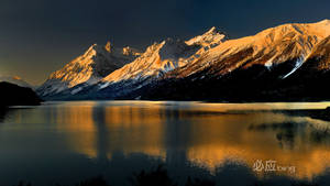 Sunrise On Snowcapped Mountain Bing Wallpaper