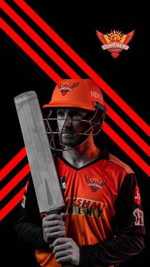 Sunrisers Hyderabad Kane Holding Bat Wallpaper