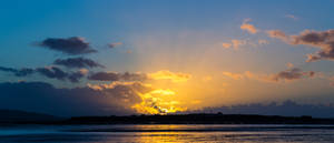 Sunset At Marshall Islands Wallpaper