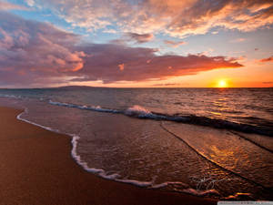 Sunset Beach Wallpaper
