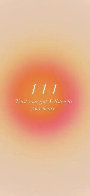 Sunset Orange Aura Aesthetic Wallpaper