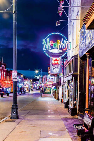 Sunset Over Memphis Skyline Wallpaper