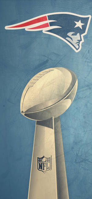 Super Bowl Trophy And The Patriots Wallpaper
