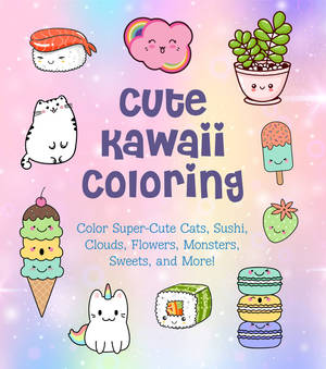 Super Cute Kawaii Coloring Book Cover Wallpaper