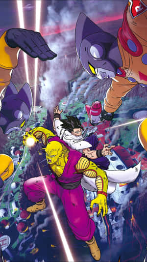 Super-hero Gohan And Piccolo Wallpaper