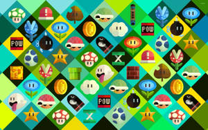 Super Mario Power Ups Wallpaper Game Wallpaper Wallpaper