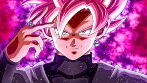 Super Saiyan Rose Goku Evil Look Wallpaper