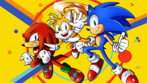 Super Sonic Taking Flight In Sonic Mania! Wallpaper