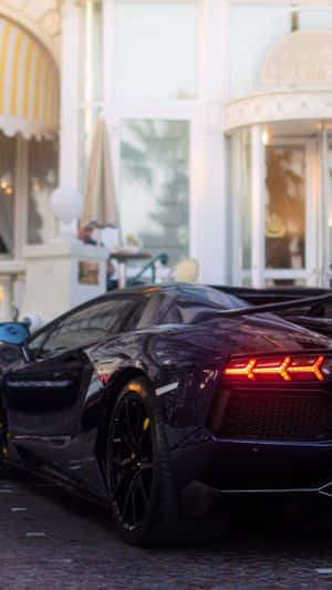 Supercar Black Lamborghini Wallpaper