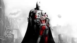 Superhero Batman And Harley Wallpaper