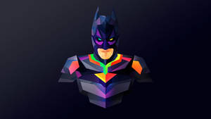 Superhero Batman Polygon Art Wallpaper