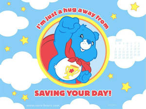 Superhero Care Bears Wallpaper